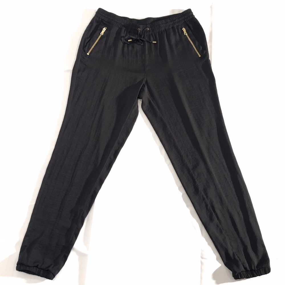 Black Silky Jogger Pant